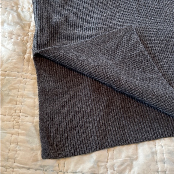 Banana Republic charcoal gray turtleneck tunic sweater * sz MED - Picture 7 of 11